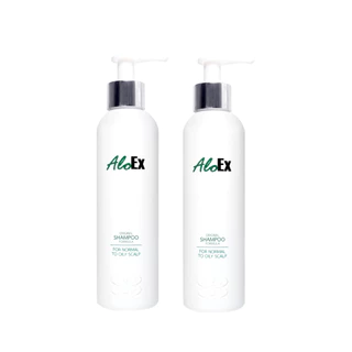 [แพ็กสุดคุ้ม] AloEx Organic Original Shampoo 2 ขวด แชมพูลดผมขาดร่วง สำหรับผมธรรมดา, ผมมัน-เหงื่อออกง่าย