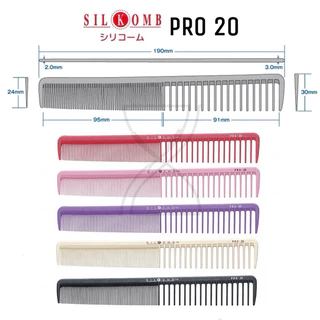 (พร้อมส่ง/ของญี่ปุ่นแท้ถูกที่สุด) SILKOMB PRO-20 ALL PURPOSE CUTTING หวีสำหรับช่างทำผม