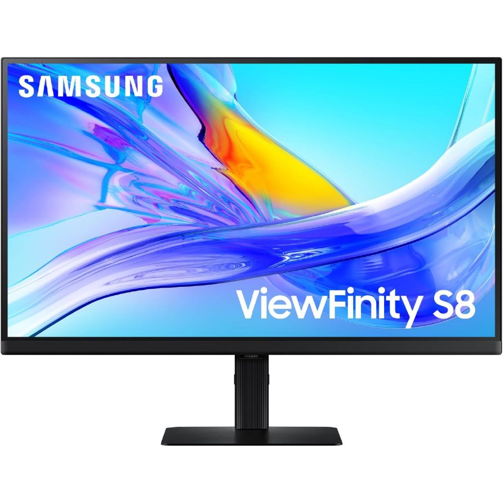 SAMSUNG 27” Viewfinity S8 S80UD 4K Monitor IPS Panel, USB-C (3840x2160), HDR10, LS27D804UAEXXT