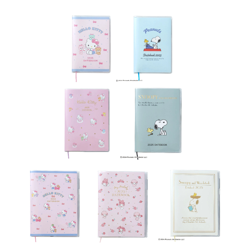 [Direct from Japan] Schedule Book / Sanrio Datebook ( Pocket / B6 / A5 ) 2025 Japan NEW
