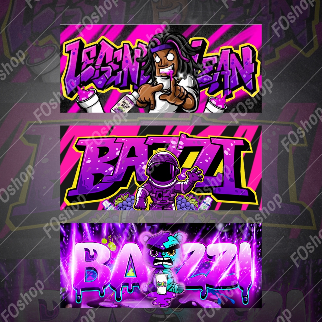 [ พร้อมส่ง ] สติ๊กเกอร์ใหม่ " Legend Lean" "Bazzi" คุณภาพดี กันน้ำ ทนเเดด ติดรถยนต์ มอเตอร์ไซค์ แก้ว