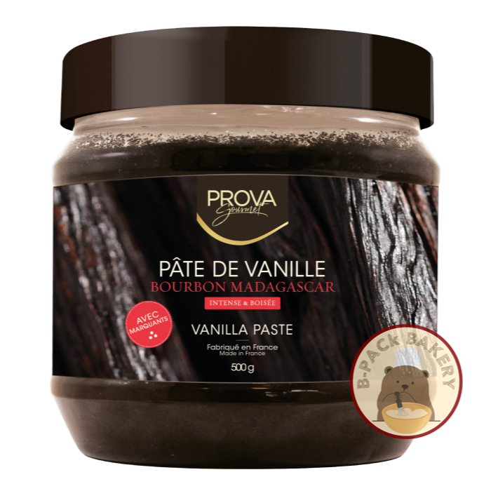(500g กระปุก)โพรวา วานิลลา เพลส จากฝักวานิลลา มาดากัสก้า PROVA VANILLA PASTE from Madagascar Bourbon Vanilla