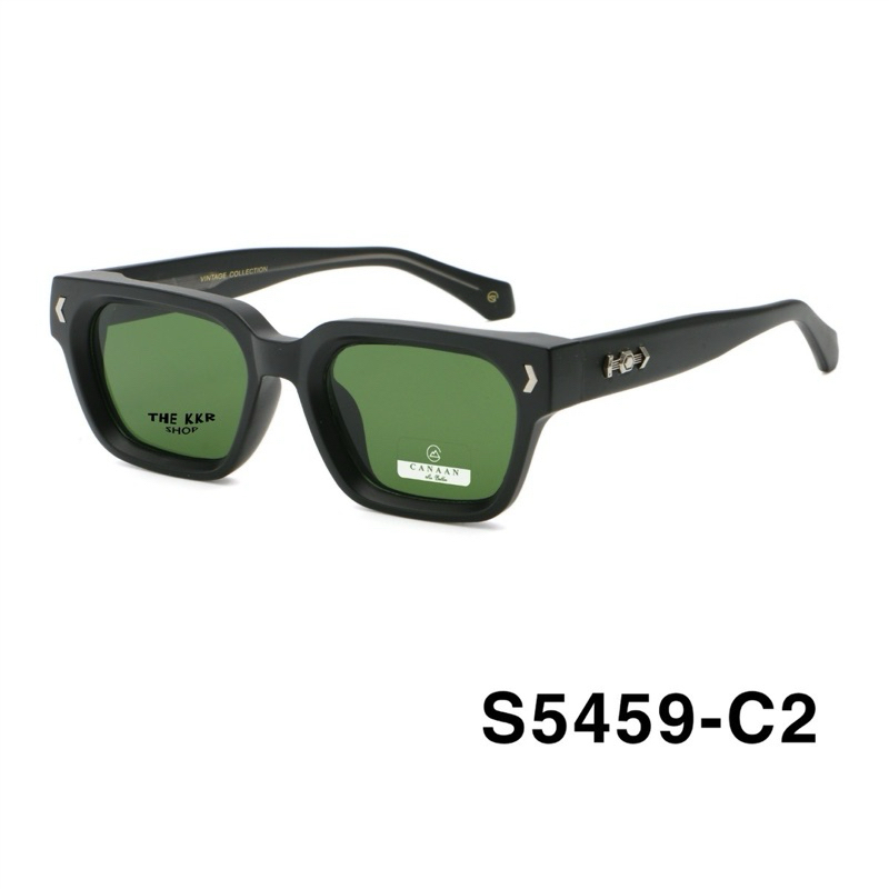 CANAAN Sunglasses แว่นกันแดด สไตล์วินเทจ S5459 ป้องกันแสงแดดถนอมสายตา ใส่ได้ทุกโอกาส วัสดุพรีเมี่ยมใช้งานระยะยาว รูปที่ 2