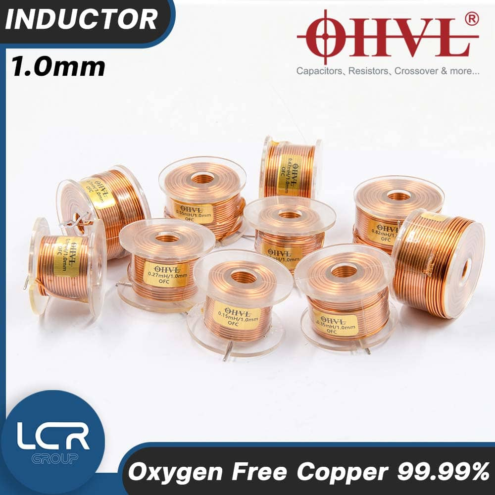 OHVL Air Coil Type #2 0.1-1.0mH 1.0mm อินดักเตอร์ ตัวเหนี่ยวนำ ทนอุณหภูมิสูง Inductor OFC Oxygen Free Copper