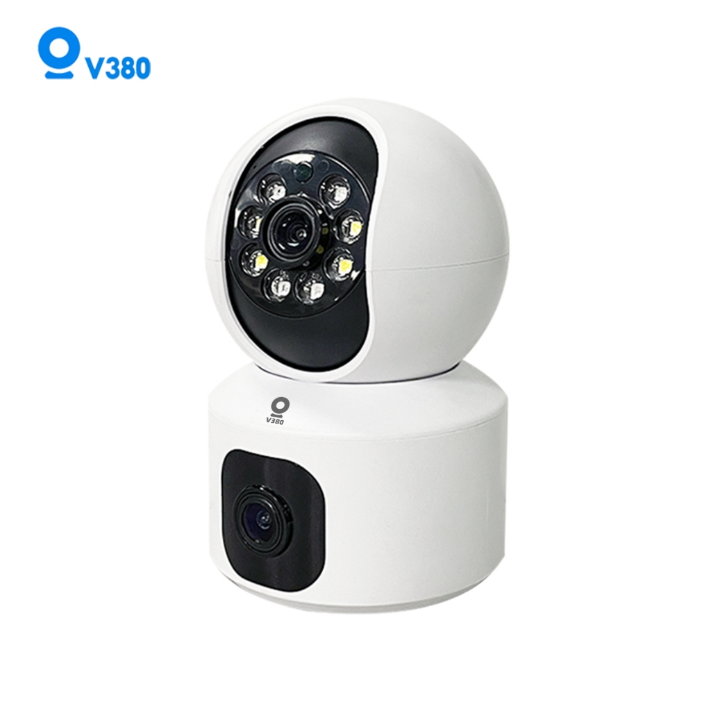 V380 BQ2 Wifi กล้องวงจรปิด 4MP HD Multi Night Vision เลนส์คู่ กล้องรักษาความปลอดภัย PTZ Cruise