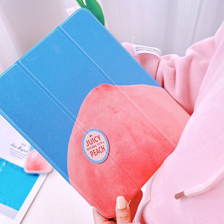 พร้อมส่ง เคสไอแพด Gen9 10.2 Air5 Air4 พีช iPad Gen8/7 Case iPad ใส่ปากกาได AIR6 PRO11 2024
