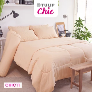 TULIP CHIC สีพื้น CHIC11 ชุดผ้าปู ผ้าห่มนวม ให้ความมินิมอล สัมผัสนุ่มไม่ระคายผิว