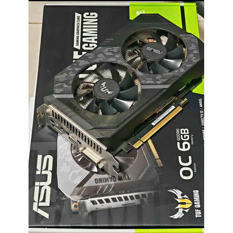 การ์ดจอ มือสอง ASUS TUF Gaming GeForce® GTX 1660 SUPER™ OC Edition 6GB GDDR6