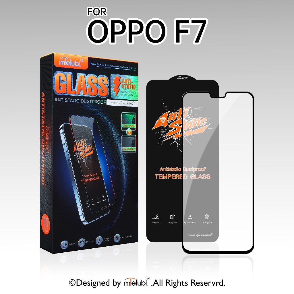 Mietubl กระจกนิรภัย ฟิล์มไฮโดรเจล For OPPO F7 เต็มจอ