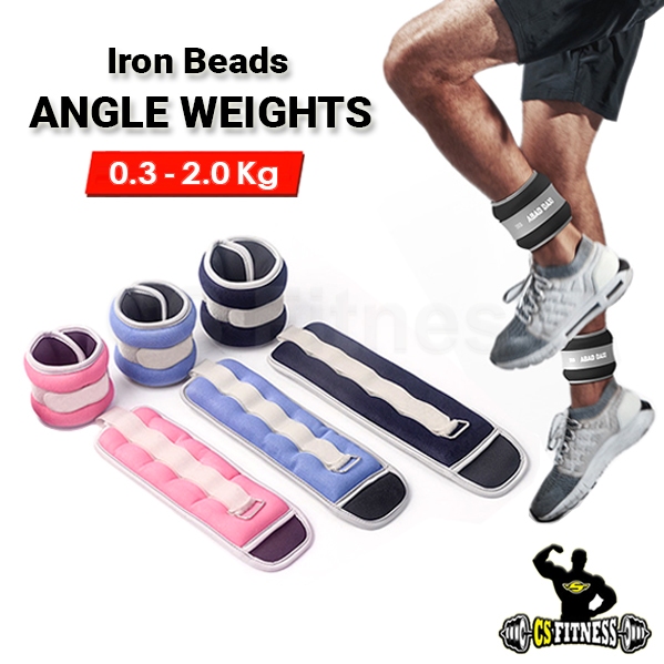 2 ชิ้น ถุงทรายถ่วงข้อมือ & ข้อเท้า - ANKLE WEIGHTS