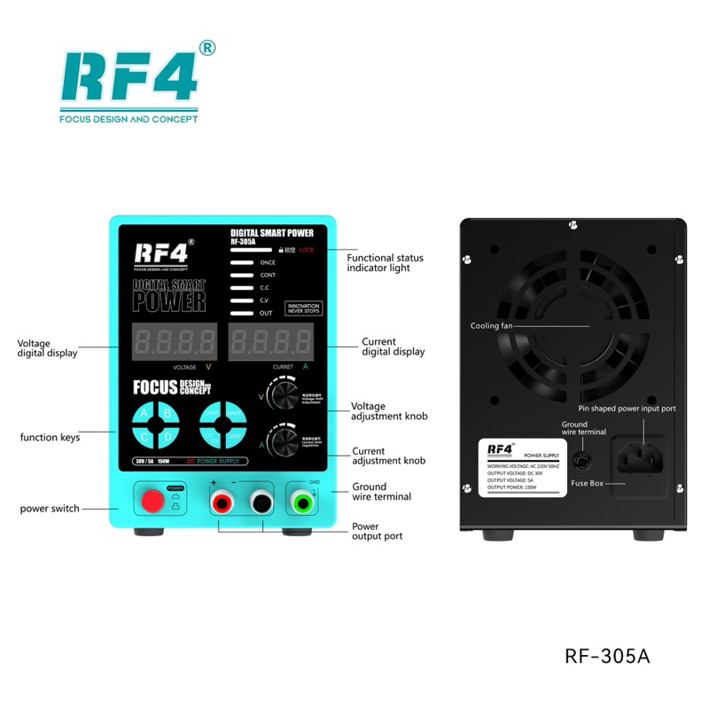 RF4 RF-305A DC ซัพพลาย 5A 32V