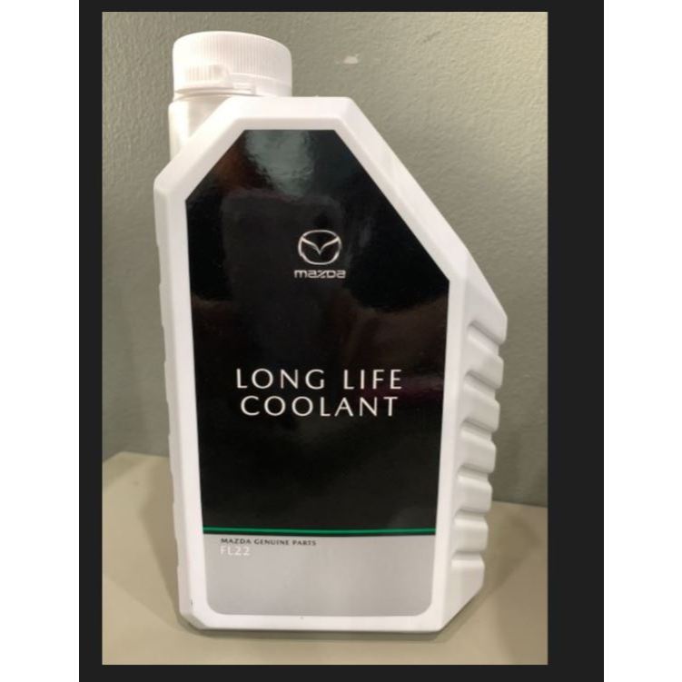 21. (ของแท้ล็อตใหม่) น้ำยาหม้อน้ำ น้ำยาหล่อเย็น Coolant FL22 ขนาด 1 L น้ำยาสีเขียว Mazda ทุกรุ่น
