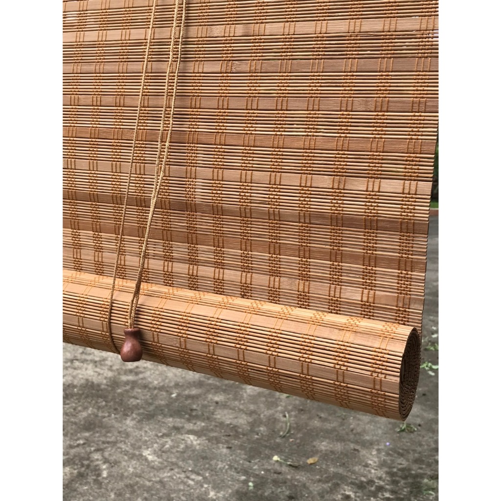 MACHI BRAND มู่ลี่ไม้ไผ่ รุ่นลายMuji สไตล์ญี่ปุ่น