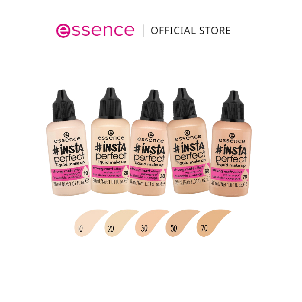 essence insta perfect liquid make up รองพื้น กันน้ำ เครื่องสำอาง