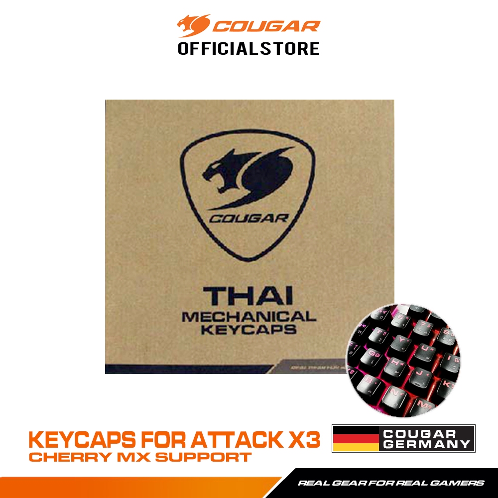 COUGAR - THAI MECHANICAL KEYCAPS 47 KEYS เป็น Keycaps ภาษาไทยสำหรับ Keyboard COUGAR