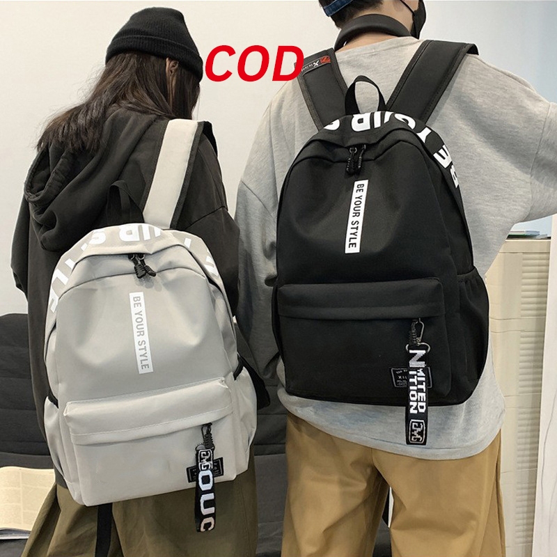เป้หลัง กระเป๋าเป้ สะพายหลัง กระเป๋าเป้หญิงและชาย ผ้าใบ backpack สำหรับนักเรียน พร้อมส่งในไทย