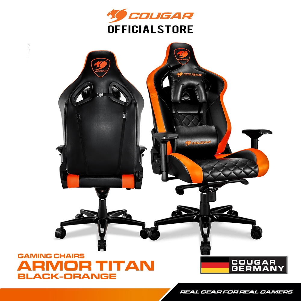 COUGAR ARMOR TITAN : Gaming Chair เก้าอี้เกมมิ่ง เก้าอี้เล่นเกม รับได้ 160 กก. ประกัน 1 ปี