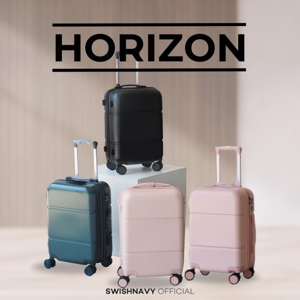 Pology กระเป๋าเดินทางล้อลาก รุ่น Horizon 8866 ขนาด 20 นิ้ว วัสดุ PC หิ้วขึ้นเครื่องบินได้