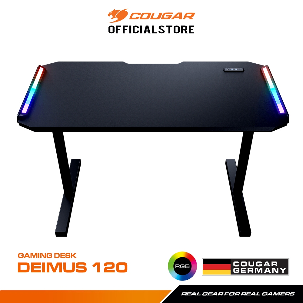 COUGAR - GAMING DESK DEIMUS 120 โต๊ะเกมมิ่ง รับประกัน 1 ปี