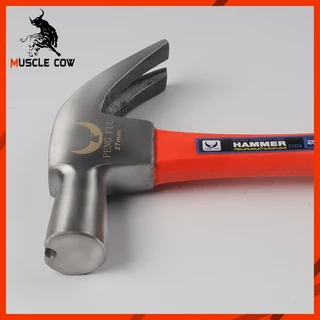 MUSCLE COW ค้อนตอกตะปู แท้ ค้อน ฆ้อนตอกตะปู ค้อนหงอนด้ามไฟเบอร์ 27mm แข็งแรง ทนทานมาก มีสามสี