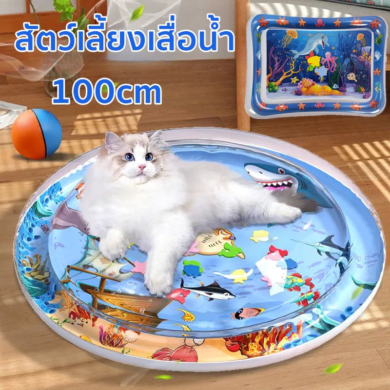 ประสาทสัมผัส เสื่อน้ําสําหรับแมวและสุนัขขนาดใหญ่พับสัตว์เลี้ยงเสื่อระบายความร้อนเด็กทารกพองน้ําเล่นเสื่อสนุกระบายความร้อ