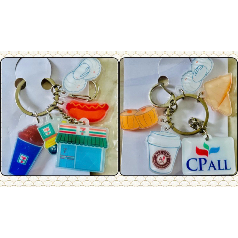7-11 พวงกุญแจอะคริลิก 7 Eleven CP_All 2024