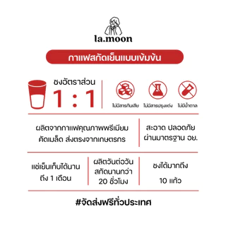 Lamoon Cold Brew Concentrate กาแฟสกัดเย็นคั่วเข้มดอยช้าง - Dark Edition (ชนิดเข้มข้น) 1 ลิตร