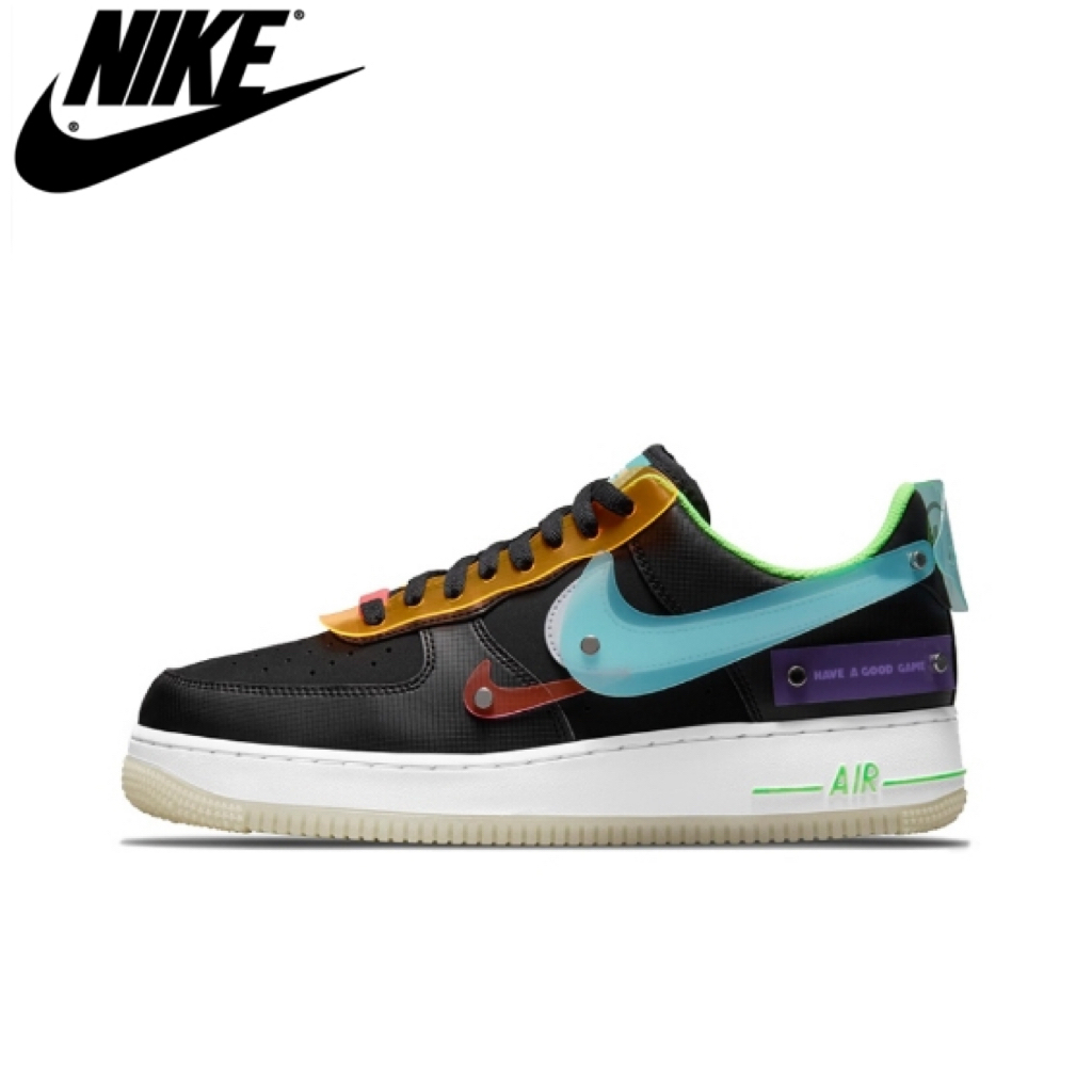 รุ่นชาย และหญิง Nike Air Force 1 07 lv8 "have a good game" รองเท้าผ้าใบ 【ของแท้ 100%】