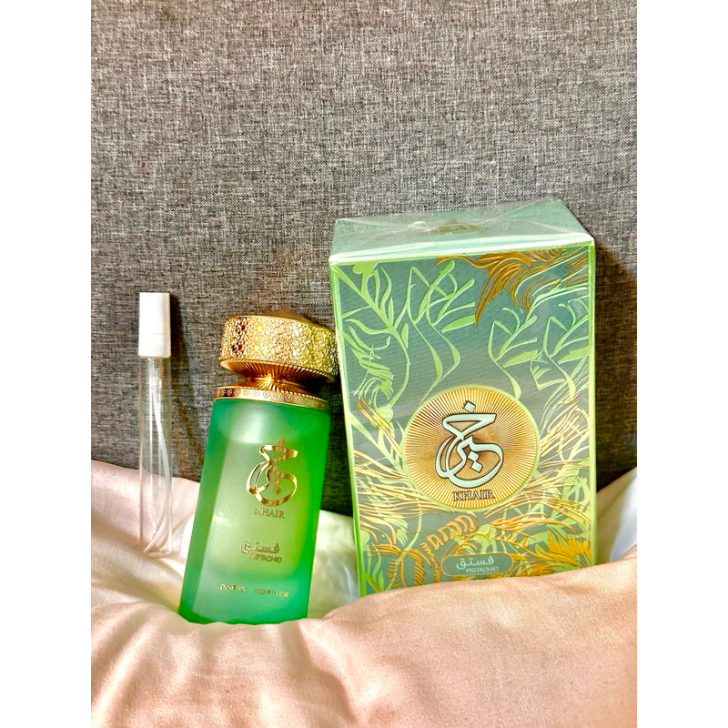 Khair Pistachio Paris Corner for women and menขนาดแบ่ง10มล