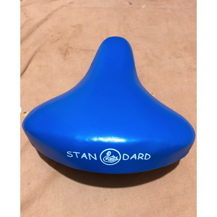 [ของแท้] อานจักรยาน อานแบบสปอร์ต อานจักรยานแม่บ้าน มีเหล็กจับด้านหลัง ตราห่าน/แมงป่องแท้ - รูปที่ 5