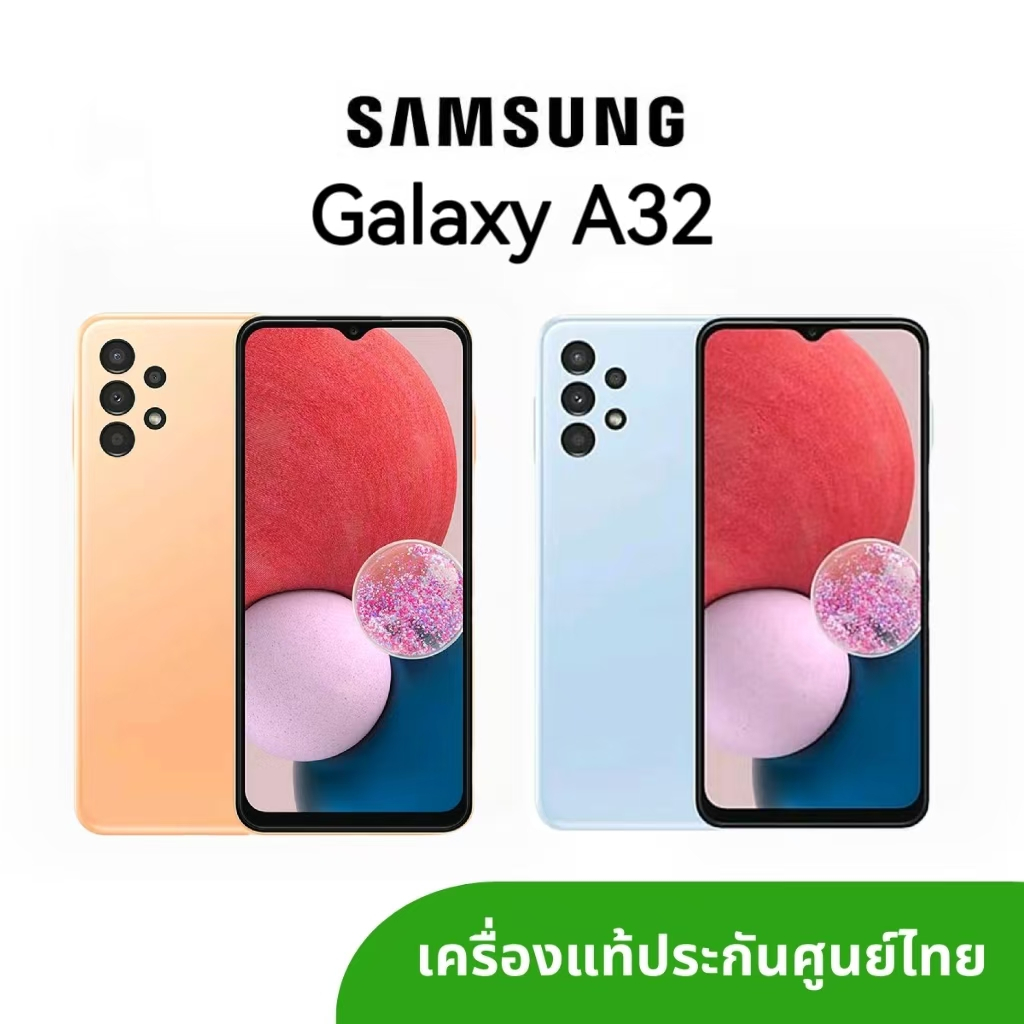SAMSUNG โทรศัพท์มือถือ Galaxy A32 6.7นิ้ว 16GB+512GB Smartphone 32+64MP แบตเตอรี่ 5000mAh สมาร์ทโฟนสองซิมการ์ด 5G COD