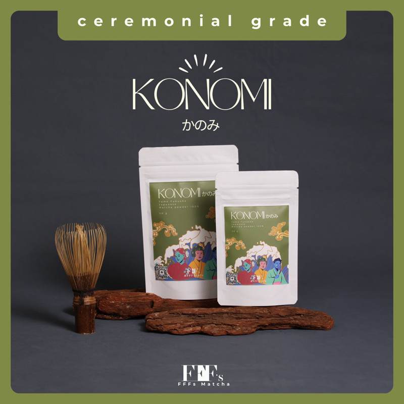 FFFs | Ceremonial grade | KONOMI (かのみ) - Yame Matcha (Fukuoka, Japan) | Japanese Matcha Powder ผงมัท