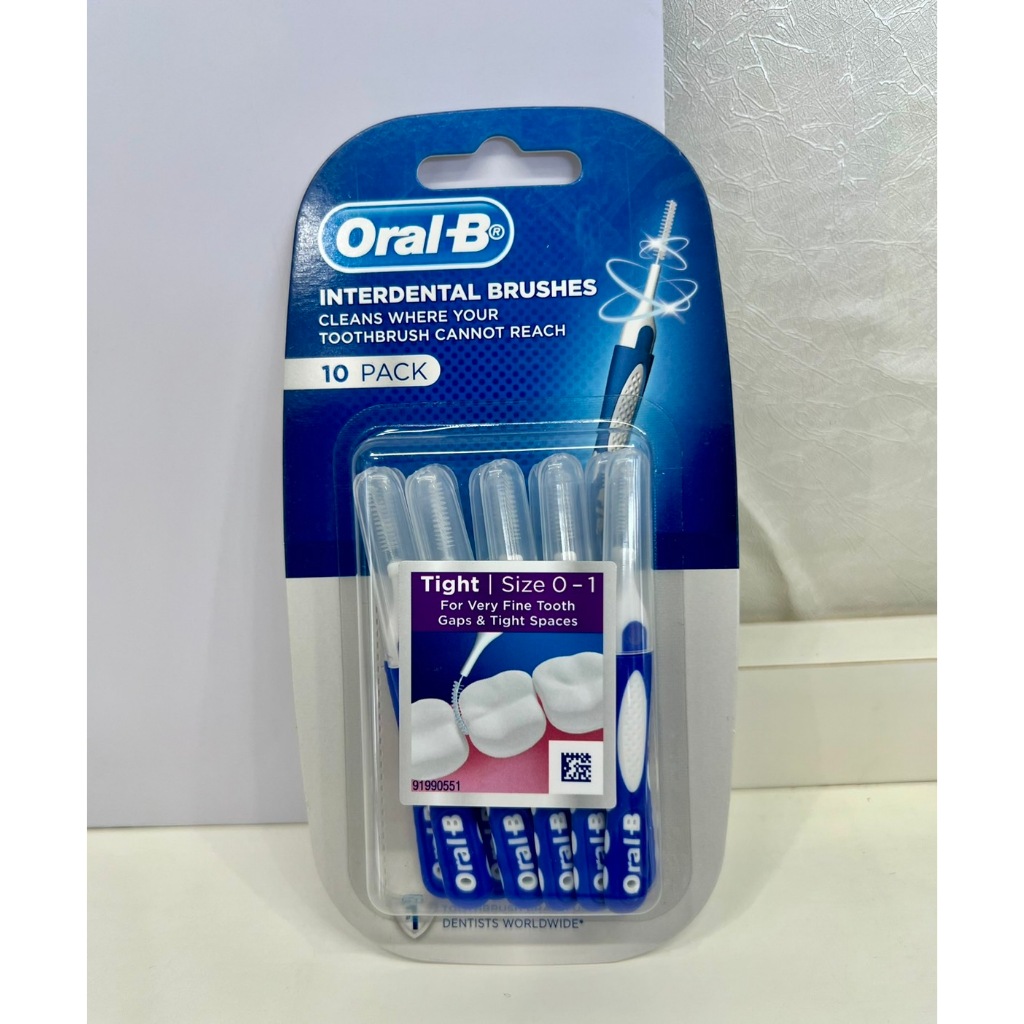 แปรงซอกฟัน Oral B ขนา 0.6-0.7 มม for very fine tooth gaps & tight space