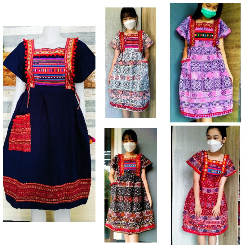เดรสเกาหลีผ้าพื้นเมืองไซส์ใหญ่ ราคาถูก150฿