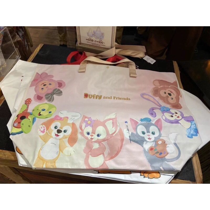 𝐃𝐮𝐟𝐟𝐲 𝐚𝐧𝐝 𝐅𝐫𝐢𝐞𝐧𝐝𝐬 shopping bag ได้ถึง 2 ใบเล็ก 1 ใหญ่ 1