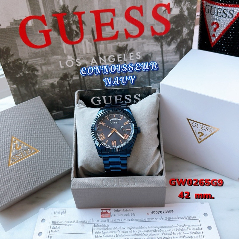 นาฬิกาผู้ชาย Guess GW0265G9 Connoisseur Navy