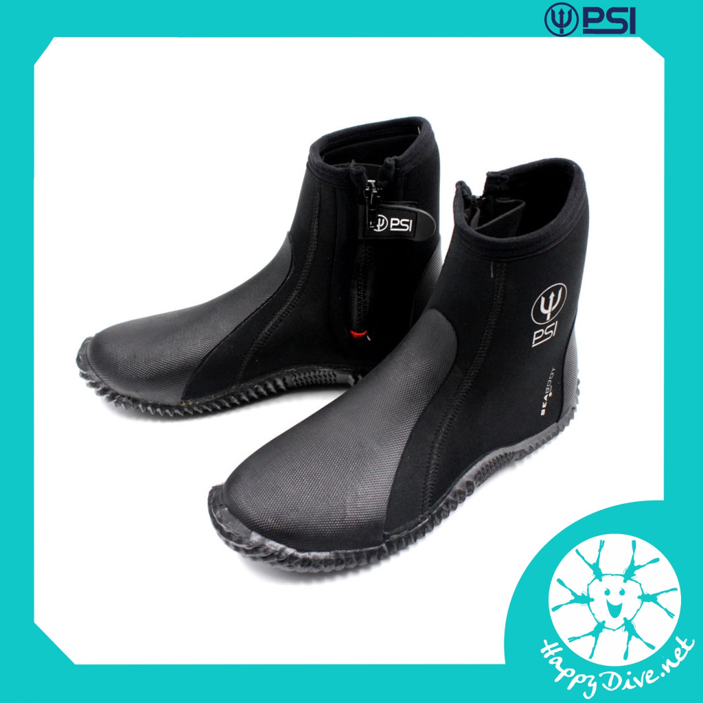 ✨🥾 PSI SeaBoot 5mm Diving Boots - บู๊ตดำน้ำ รองเท้าดำน้ำ บูทใส่ดำน้ำ diving boots บูทยาว บูทสั้น