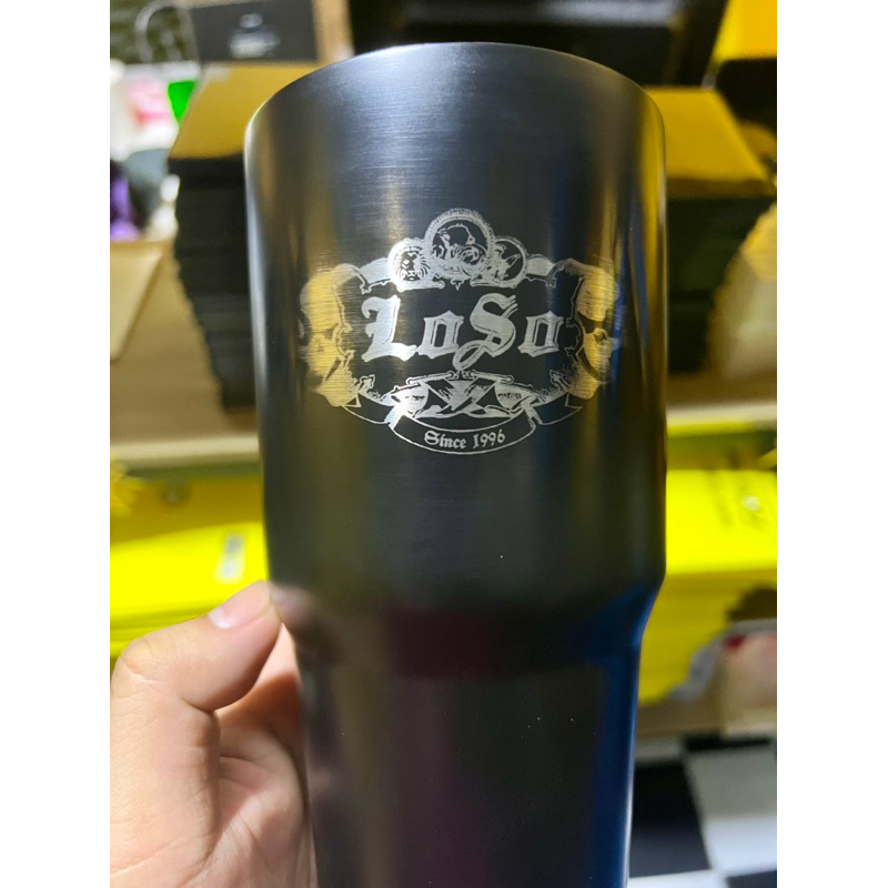 LOSO แก้วเก็บควมเย็น ขนาด 30 Oz พิมพ์ลาย แก้วเยติ แก้วสแตนเลส