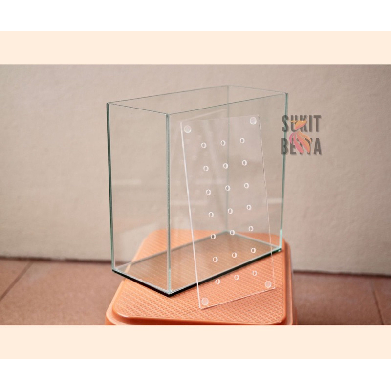 ฝาโหลปลากัด อะคริลิค ตู้ไม้น้ำ ไม้บก ฝากันปลากระโดด ฝาตู้ปลา aquarium terrarium - รูปที่ 4