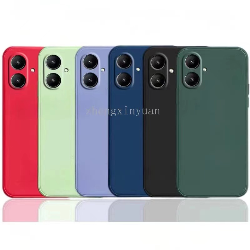 Galaxy A07(2025)/Galaxy A06 5Gตรงรุ่น(พร้อมส่งในไทย)เคสTPUนิ่มสีพาสเทลแบบคลุมกล้องSansung Galaxy A06