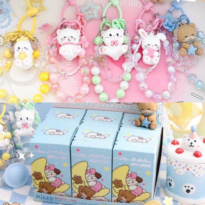 พร้อมส่ง ส่งทุกวัน!! พวงกุญแจmikko กล่องจุ่มพวงกุญแจมิโกะราคาส่ง