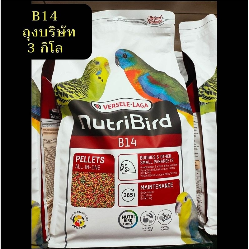 อาหารนก B14 (3 กก.) ถุงบริษัท📍