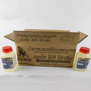 น้ำยาลบรอยเชื่อมสแตนเลส 1000g SUMO (FAST & SLOW) กัดคราบได้รวดเร็ว ไม่เกิดรอยด่าง