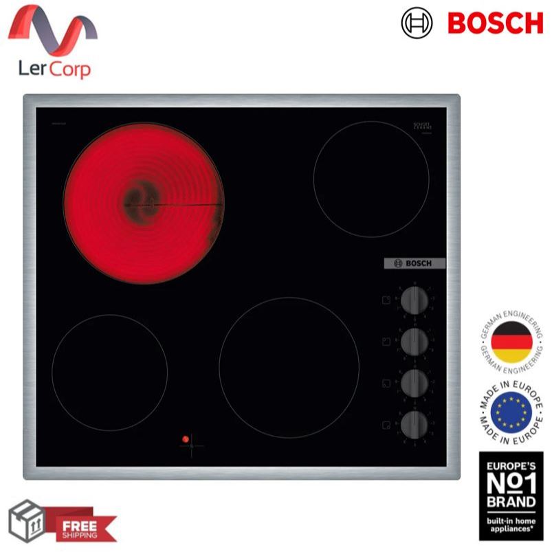 (BOSCH) เตาไฟฟ้าเซรามิค 60cm 4 zones Knob control รุ่น PKE645CA2E