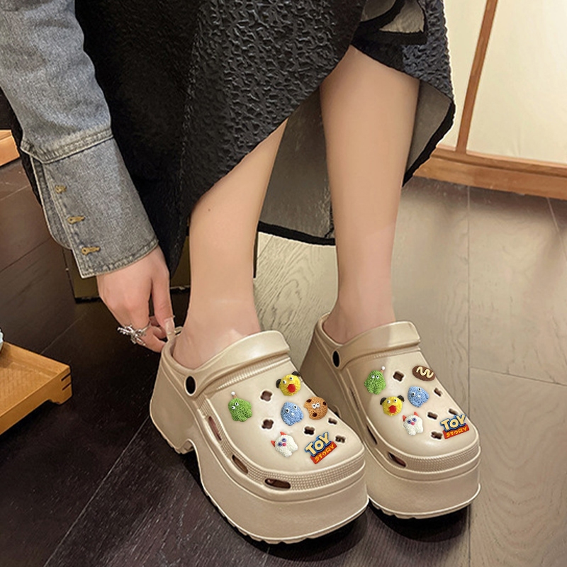LHfashion ราคาถูก รองเท้าแตะหัวโตแฟชั่น รุ่นนี้พื้นหนา 6 เซนติเมตร สูงปรี๊ดด สาวตัวเล็กถูกใจสิ่งนี้ สีสวยฉ่ำมาก รุ่นน