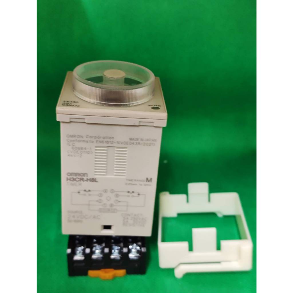 H3CR-H8L TIMER อุปกรณ์ตั้งเวลา พร้อมส่งในไทย มีราคาส่ง 24VDC/AC