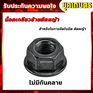 น็อตใบมีดตัดหญ้า น็อตหัวเกียร์ น็อตเกลียวซ้ายเบอร์ 17 , 19 เครื่องตัดหญ้า 260, 328, 411, GX35, UT31