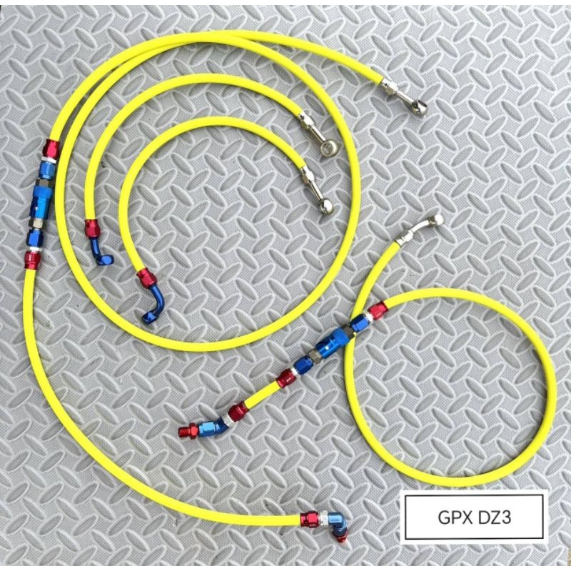 สายเบรค GPX DZ3 ทั้งคัน Elite แบบมีปลดวาล์ว