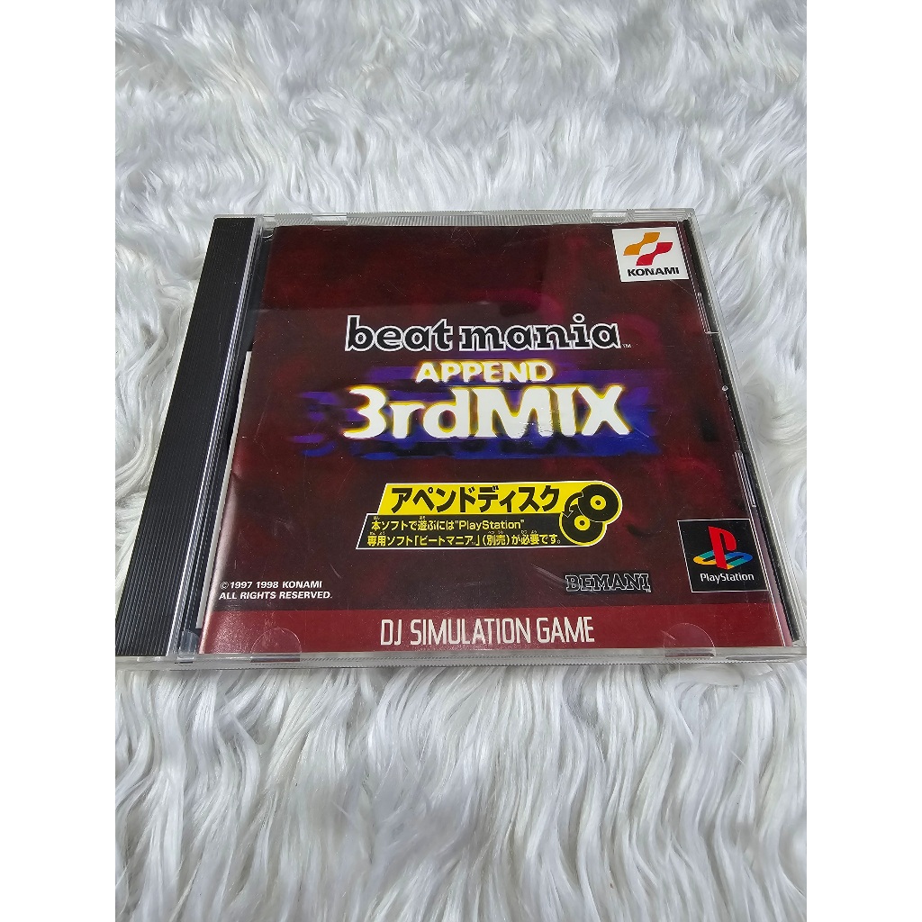 แผ่น PS1 - Beatmania Append 3rd MIX มือสอง