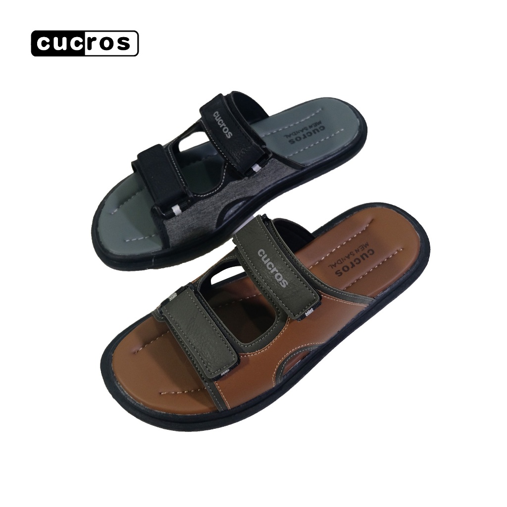 Cucros รองเท้าแตะผู้ชาย แบบสวม ใส่นุ่มสบาย [Model-SN021]